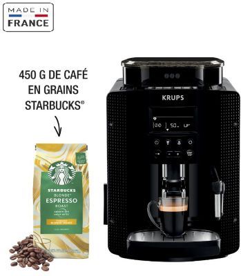 Expresso Broyeur KRUPS YY4729FD essential avec cafe starbucks