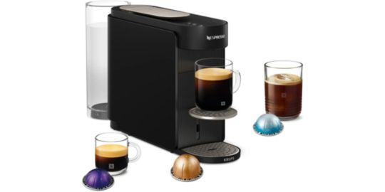 Cafetière à dosettes KRUPS VERTUO UP Noire YY5859FD