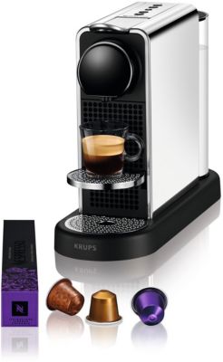 Machine à capsules compatible Nespresso® KRUPS Atelier YY4355FD (Noir et  Acier)