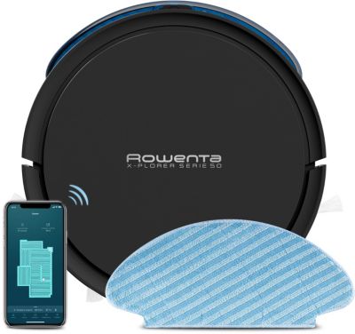 Robot Aspirateur Laveur ROWENTA RR7375WH Reconditionné