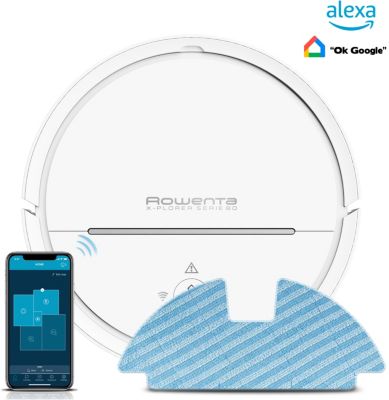 Robot Aspirateur Laveur ROWENTA RR7747WH Reconditionné