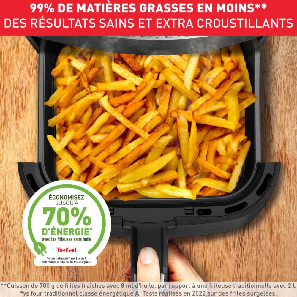 Moulinex Friteuse sans huile + grill, Capacité 4,2 L, Jusqu'à 6