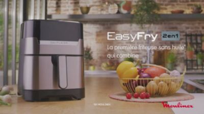 Voir la vidéo pour MOULINEX Easy Fry and Grill Digital + Couteau Tefal YY5138F