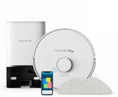 Robot Aspirateur Laveur ROWENTA RR8587WH Reconditionné