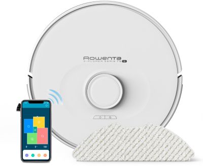 Robot Aspirateur Laveur ROWENTA RR8567WH Reconditionné