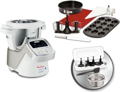 Moulinex hf452110 clickchef robot cuiseur multifonction, capacite