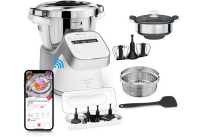 Moulinex - Robot cuiseur MOULINEX I companion pro + cuiseur vapeur