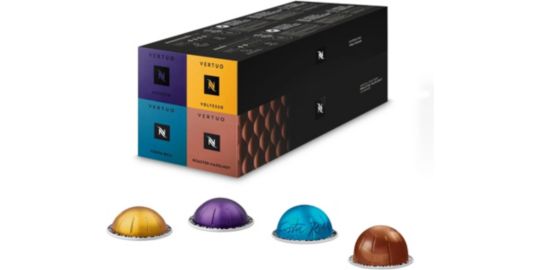 Cafetière à dosettes KRUPS Vertuo Next Nespresso Noir Mat et 52 cap
