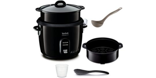 Cuiseur riz TEFAL Classic (5L ou 1.5kg riz) + panier vap