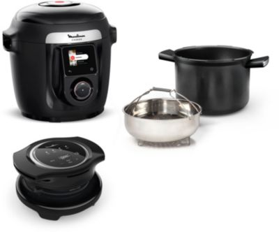 Cookeo MOULINEX YY5449FB noir connecté 6 L, 9 modes de