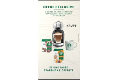 Dolce Gusto KRUPS COFFRET STARBUCKS MINI ME GRIS ARTIC