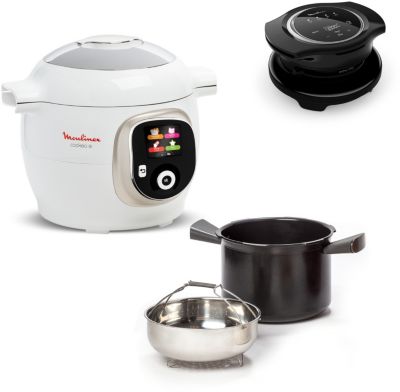 Cookeo MOULINEX COOKEO BLANC 180R + Extra Crisp YY5584FB