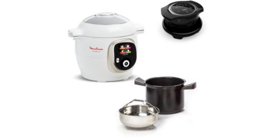 Cookeo MOULINEX COOKEO BLANC 180R + Extra Crisp YY5584FB