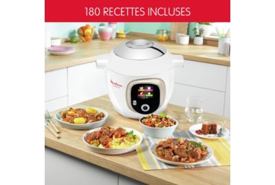 Cookeo MOULINEX COOKEO BLANC 180R + Extra Crisp YY5584FB