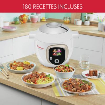 Voir la vidéo pour Cookeo MOULINEX COOKEO BLANC 180R + Extra Crisp YY5584FB