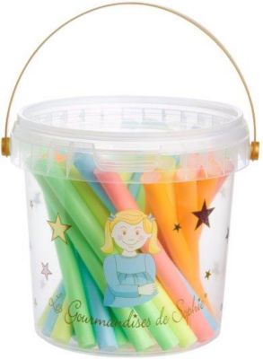 Bonbons GOURMANDISES SOPHIE Seau lacets citriques & multicolors 210g