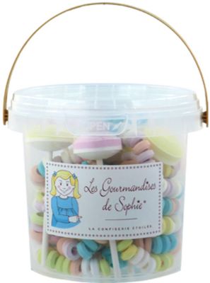 Bonbons GOURMANDISES SOPHIE Seau Colliers et sucettes