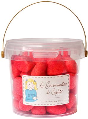 Bonbons GOURMANDISES SOPHIE Seau fraises gelifiees