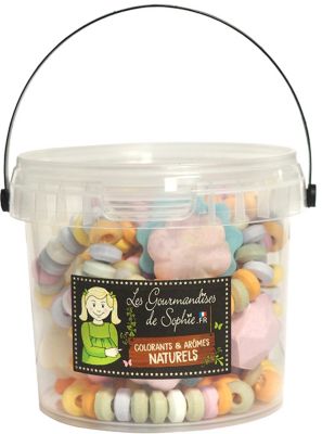 Bonbons GOURMANDISES SOPHIE Seau mélange bijoux 140g
