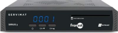 Décodeur satellite SERVIMAT Sirius 3 Récepteur Tv Satellite Hd + Ca