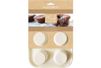 Moule à muffin SCRAPCOOKING à muffins antiadhésif