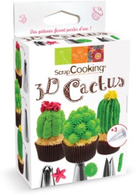 Douille à pâtisserie SCRAPCOOKING Kit 3D Cactus