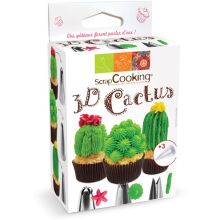Douille à pâtisserie SCRAPCOOKING Kit 3D Cactus