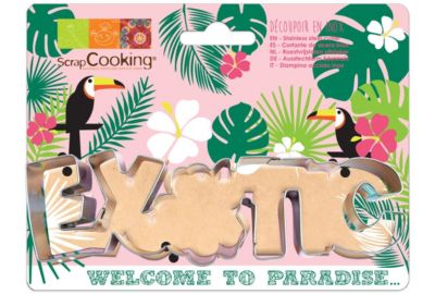 Emporte pièces SCRAPCOOKING inox Exotic