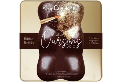 Coffret SCRAPCOOKING Oursons gold limite