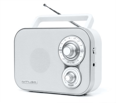 Radio FM MUSE M-051 RW blanche