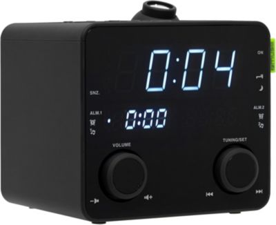 Muse - M-178 PW radio-réveil PLL avec projection de l'heure - Radio réveil  - Petit audio