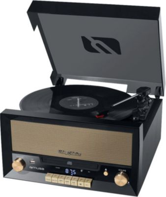 Tocadiscos - Muse MT-106 BT, Madera, USB