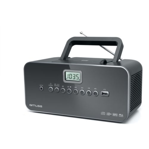 Radio lecteur CD USB portable Muse M-28 RDW Blanc - Radio - Achat