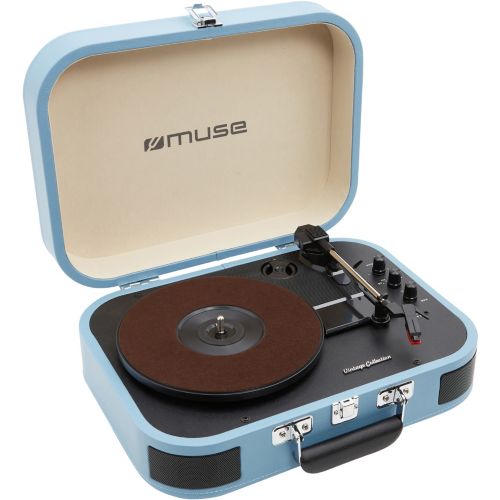 MUSE Platine Vinyle Stereo Bluetooth Tourne-disques Vintage