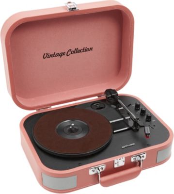 Fockety Tourne-Disque Vinyle, Platine Vinyle Vintage stéréo Bluetooth 3  Vitesses Prend en Charge l'enregistrement sur Carte mémoire USB, Platine