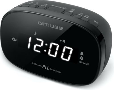 Radio réveil MUSE M-155-CR DOUBLE ALARME