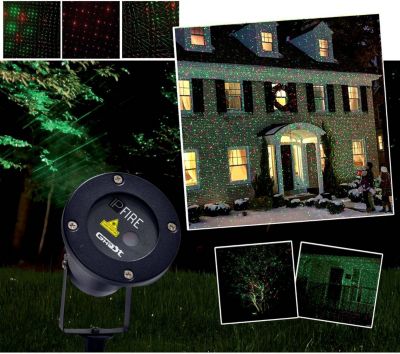 Jeu de lumières GHOST LASER IPFIRE  Noël Extérieur IP65 R/V