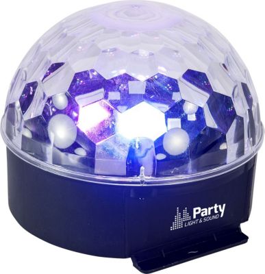 Jeu de lumières PARTY LIGHT&SOUND Demi Sphère Dome Led RGBWPY