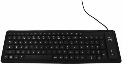 Clavier filaire MOBILITY LAB PC FLEXIBLE USB FilaireNoir