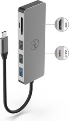 USB-C Hub, Connect2Mobile, Multiport, LAN/Ethernet, 7 Ports