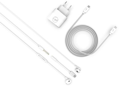 Chargeur USB C MOBILITY LAB Chargeur 20W + Cable USB-C + USB-C Jack