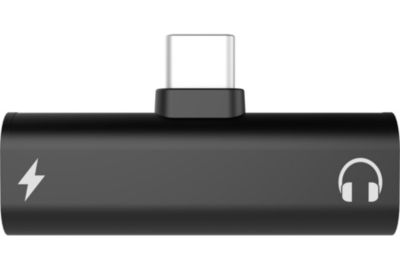 Adaptateur USB C MOBILITY LAB USB-C vers Jack + Charge rapide noir