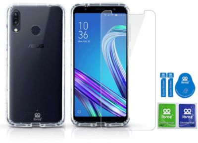 Pack IBROZ ZenFone 4 Max ProM1 Coque + Verre trempé Pack IBROZ ZenFone 4 Max ProM1 Coque + Verre trempé