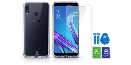 Pack IBROZ ZenFone 4 Max ProM1 Coque + Verre trempé