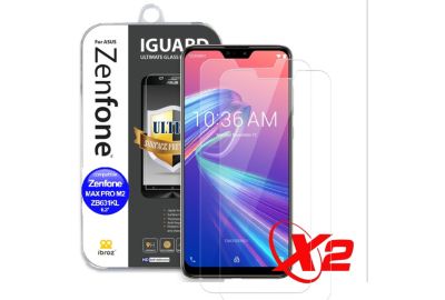 Protège écran IBROZ ZenFone Max ProM2 Verre trempé x2