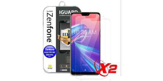 Protège écran IBROZ ZenFone Max ProM2 Verre trempé x2