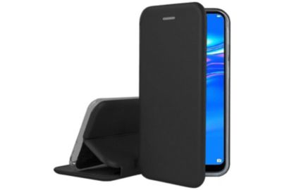 Etui IBROZ Huawei Y7 2019 Cuir noir
