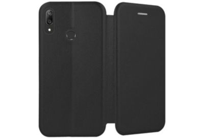 Etui IBROZ Huawei Y7 2019 Cuir noir