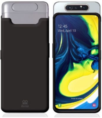 Housse IBROZ Samsung A80 Liquid Silicone noir