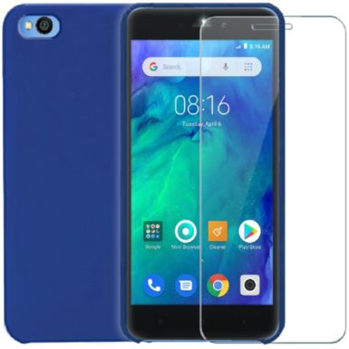 Pack IBROZ Xiaomi Redmi Go Coque bleu